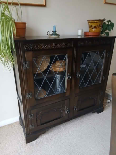 Photo of free Dark wood cabinet (North Ascot SL5) #1