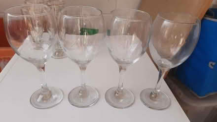Photo of free 4 wine glasses (Byfleet KT14) #1