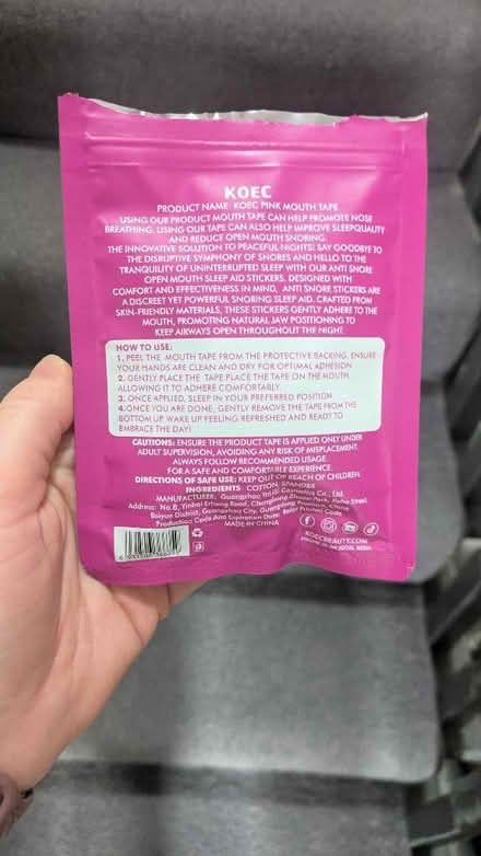 Photo of free Mouth tape to help with snoring (Putney SW15) #2