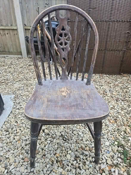 Photo of free Wooden chair, in need of TLC (Wimborne BH21) #1