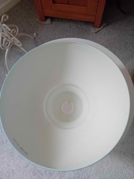 Photo of free duck egg blue lampshade (Morecambe LA4) #2