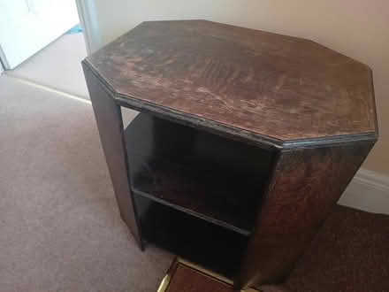 Photo of free Wooden Unit with Octagonal top (Wellingborough NN8 5) #2