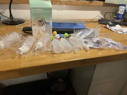 Photo of free selection of bottles and syringes for small pet feeding. (Walthamstow Village E17) #1