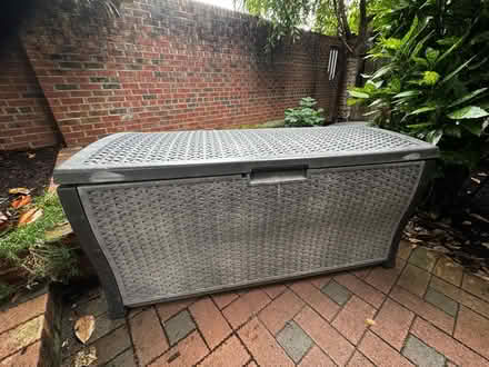 Photo of free Weathered brown garden crate (SE Old Town, Alexandria) #1