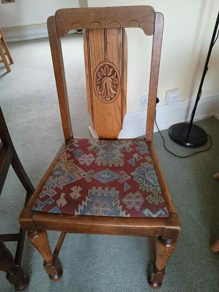 Photo of free 2 dining room chairs – 1920s/1930s (Wellingborough NN8 5) #3