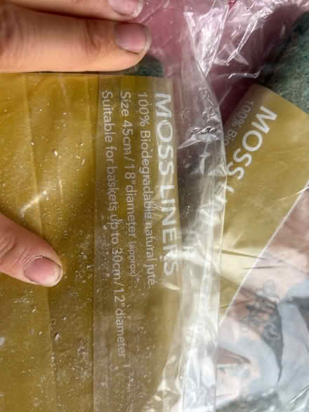 Photo of free Hanging basket moss liners 2x3 (Off five ways SE9 3) #3