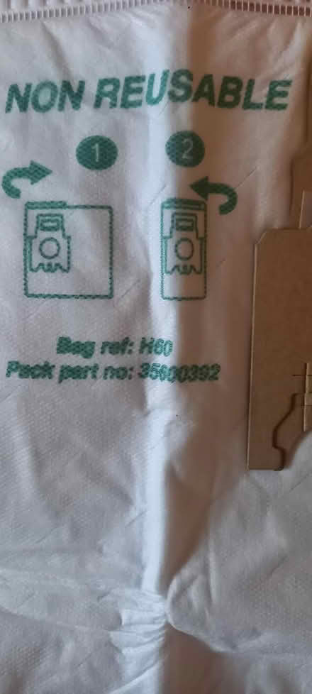 Photo of free H60 Hoover bags (Preston-on-Wye HR2) #2