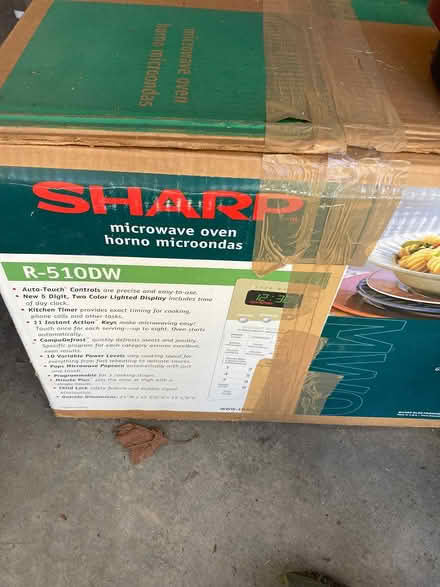 Photo of free Sharp microwave oven large (Milpitas off of Piedmont Road) #1