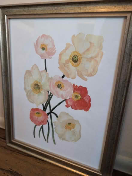 Photo of free Framed floral print (El Cerrito) #2