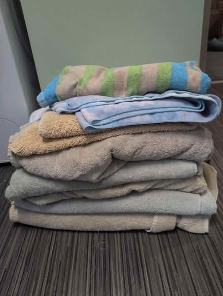 Photo of free Bundle of old towels (Hastings TN34) #1