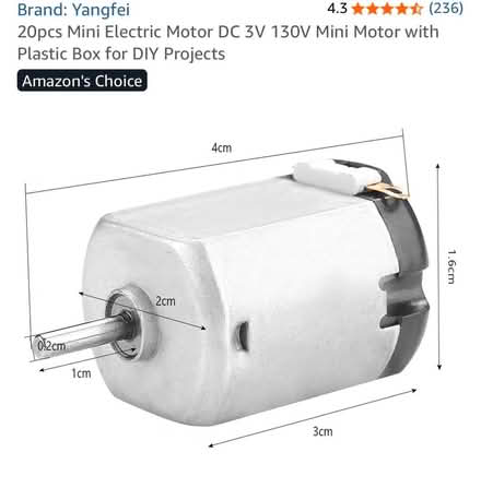Photo of free Mini electric motors x17 (Oval SW9) #2