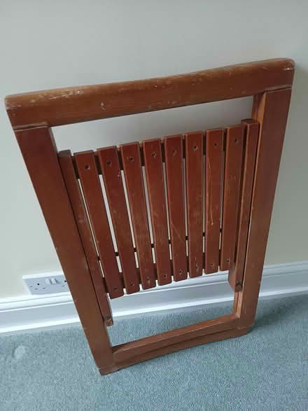 Photo of free Fold up wooden chair (Wellingborough NN8 5) #4