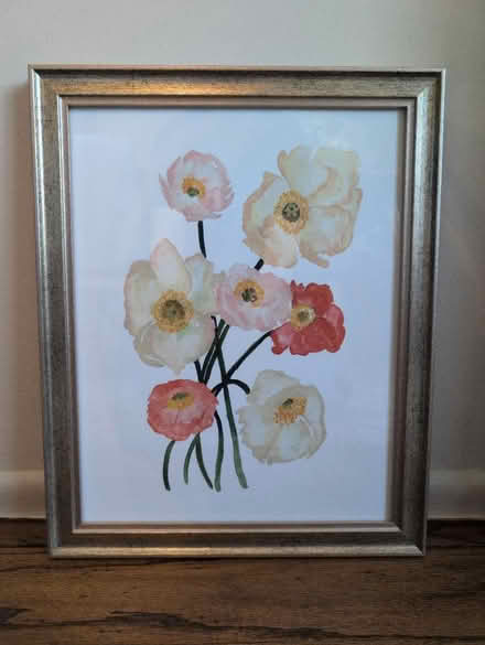 Photo of free Framed floral print (El Cerrito) #1