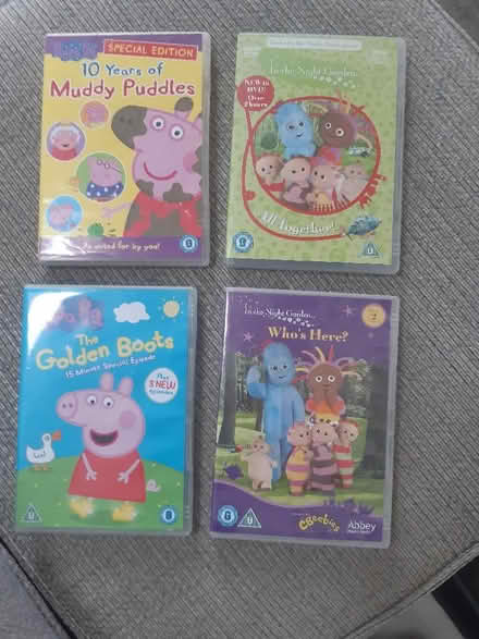 Photo of free Children's DVDs - Peppa Pig & In the night garden (Yaxley PE7) #1