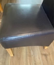 Photo of free Leather effect Dinning chairs (Tottington Bury BL8) #2