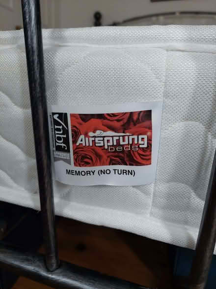 Photo of free 'Airsprung' double mattress. Used, but in clean condition (Summertown OX2) #3