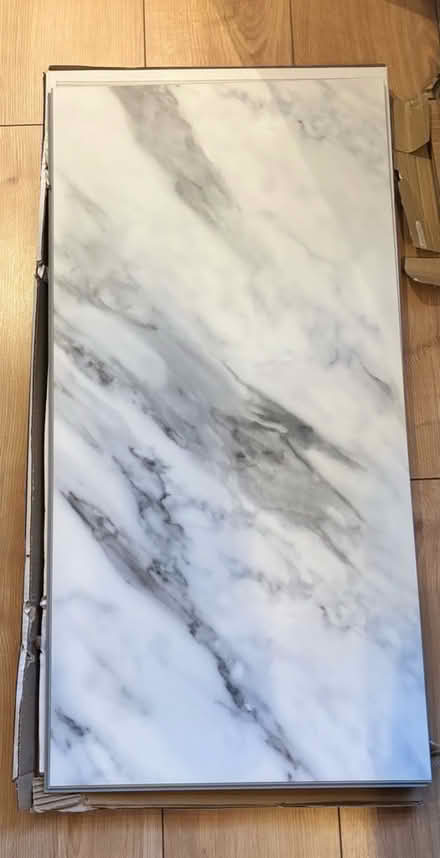 Photo of free LVT flooring (3 leftover tiles) (Woodseats S8) #1