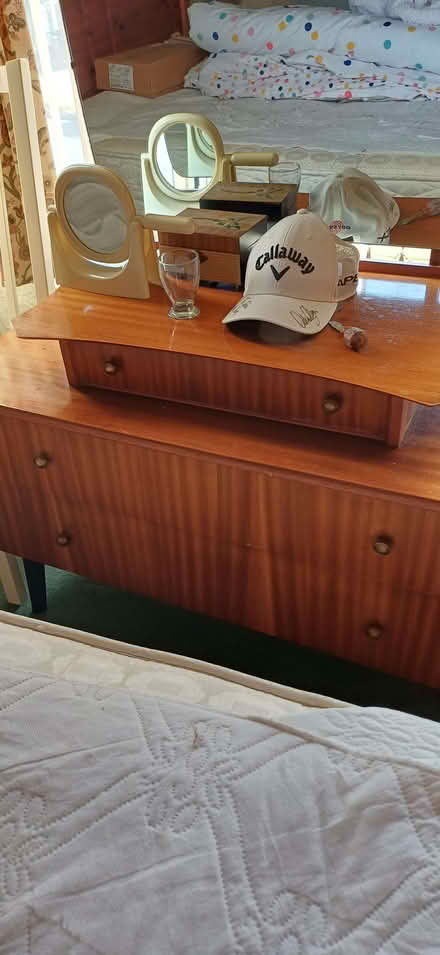 Photo of free dressing table 1960's (Knotty Ash L14) #1