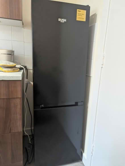 Photo of free Fridge Freezer Bush M47150FFB Black (EH8 9BT) #1