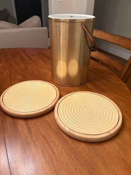 Photo of free Two large trivets + an Ice Bucket (Starbucks on Foxworthy/Plummer) #1