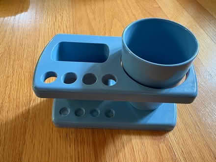 Photo of free Plastic toothbrush holder with cup (Queensway Terrace South) #1