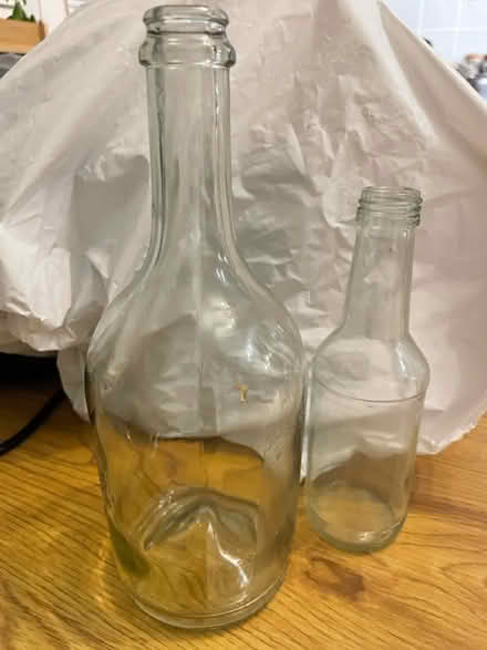 Photo of free Various clear bottles (Great billing Northamtpon NN3) #1