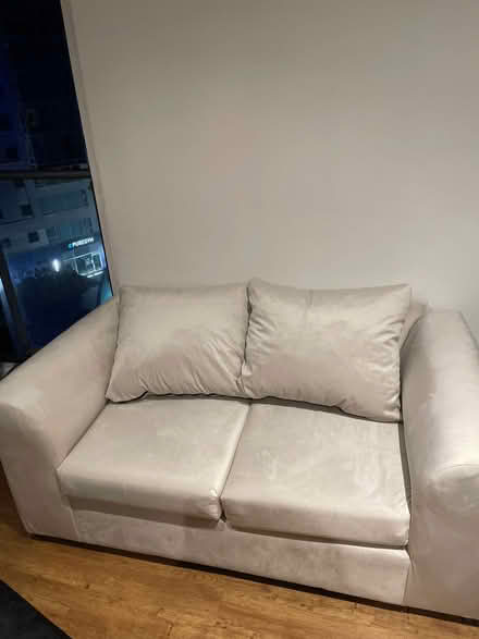 Photo of free Cream loveseat sofa (Southwark SE1) #1