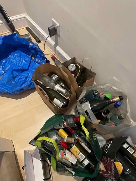 Photo of free 90 EMPTY bottles of assorted spirits, wines, (Covent Garden WC2H) #4