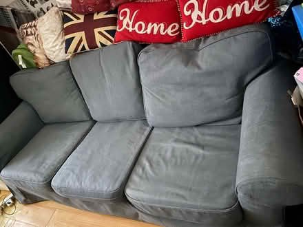 Photo of free 3 seat grey sofa (Havant PO9) #1