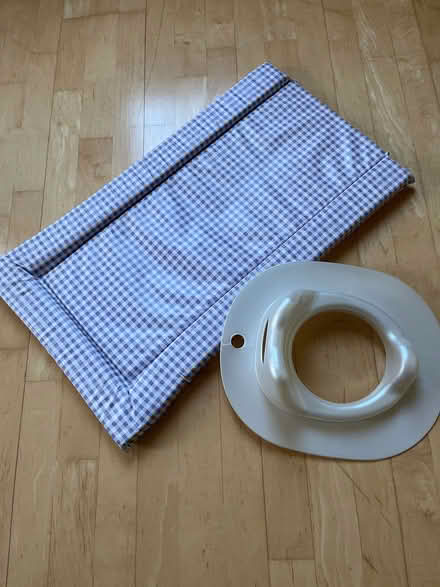 Photo of free Child's toilet seat and changing pad (Juniper Green EH13) #1