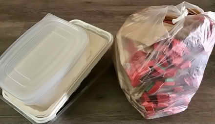 Photo of free LOTS of utensils/ containers (Foothill Expwy & Stevens Creek) #1