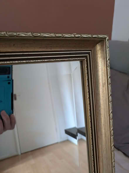 Photo of free Gold painted mirror (St Annes BS4) #2