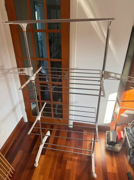 Photo of free Tall clothes airer. Foldable (bognor regis PO22) #1