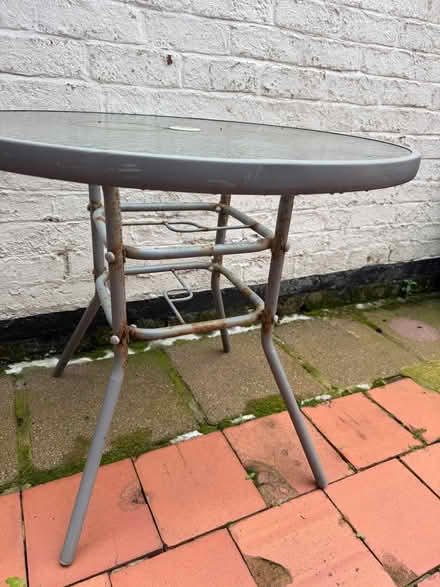Photo of free Glass topped garden table (Strandtown BT4) #2