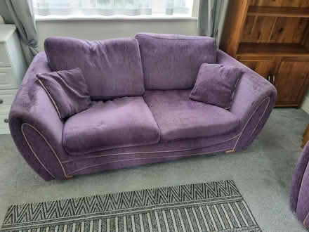 Photo of free Sofa Set Purple (WA9 5GS) #2