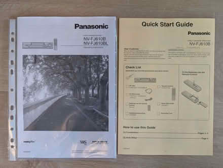 Photo of free Panasonic NV-FJ610 VHS Player (Kenilworth CV8) #3