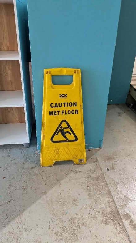 Photo of free “Caution Wet floor” sign x1 (St James' Street BN2) #1