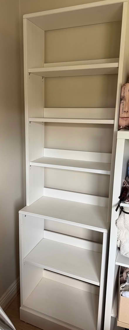 Photo of free Ikea tall wooden shelves (Shankill) #1
