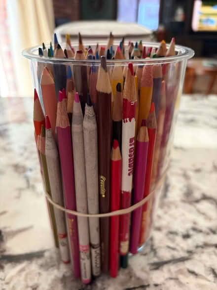 Photo of free 200 colored pencils (about) (Danvers near 62/128/35) #1