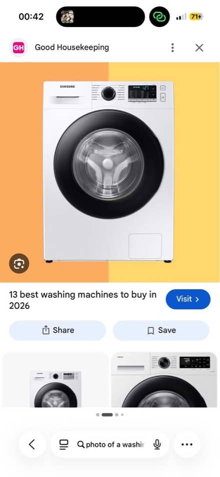 Photo of working washing machine (Firth Park S5) #1