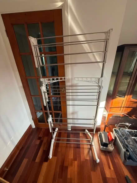 Photo of free Tall clothes airer. Foldable (bognor regis PO22) #2