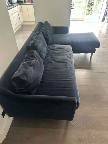 Photo of free Navy L Shaped Sofa (N11 2LJ) #3