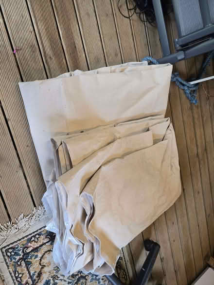 Photo of free 2 x Large Heavyweight Dust/paint protector dust sheets (Little Amwell SG13) #1