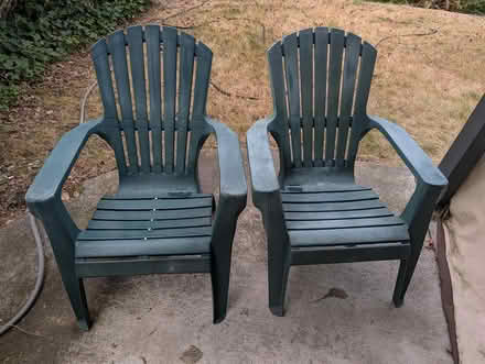 Photo of free outdoor Adirondack chairs (Edmonds bowl) #1