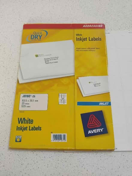 Photo of free Pack of inkjet labels (Fleetville AL1) #1