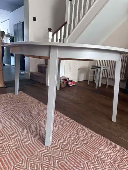 Photo of free Painted Ikea Extendable Circular Dining Table (Kingston TW11) #3