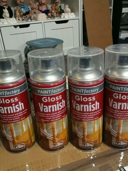 Photo of free 5 x Paint factory clear varnish 400 ml cans. Brand new (Southport PR9) #2
