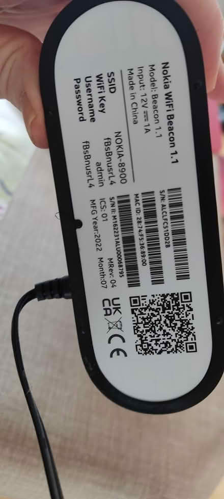 Photo of free Nokia WiFi Beacon (Kendal LA9) #2