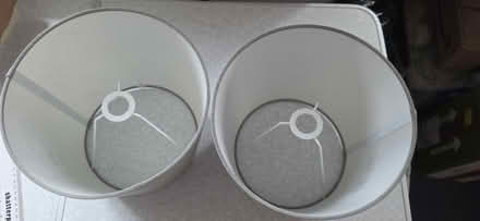 Photo of free Lamp shades x2 Grey (Malvern WR14) #4