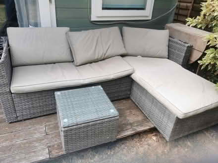 Photo of free Ratten corner garden furniture (Trowbridge BA14) #1